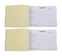 Lurrose 2 Pezzi Libro delle Ricevute per Piccole Imprese con Registrazioni Chiare e Soluzioni Versatili per Fatture, Carta Resistente per Gestione Donazioni e Ordini