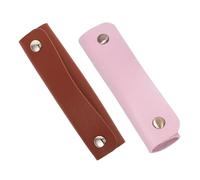 Lurrose 2 Pezzi Manage Per Bagagli Da Viaggio Avvolgimento Pu Coperture Protettive Per La Valigia Anti- Maniche A Trazione Comoda Manico Del Carrello Manico Manico Per La Maniglia