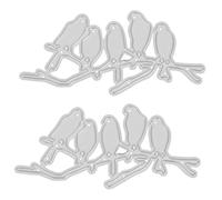Lurrose 2 Pezzi Modello Taglio Making The Cut Store Fustella Per Taglierina Stencil Per Piccoli Artigianali Stampo Per Taglio Carta Per Scrapbooking Acciaio Al