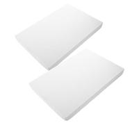 Lurrose 2 Pezzi Pannello in Schiuma Bianca per Diorama Artigianale, Decorazione Micro Paesaggistica Versatile per Modellismo e Trasformazione Scenica