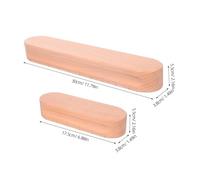 Lurrose 2 Pezzi Pressa Tessuti in Legno per Cucito e Patchwork Strumenti Maneggevoli per Appiattire e Stirare Tessuti con Impugnatura Ergonomica Blocchi Resistenti al Calore per Artigiani
