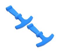 Lurrose 2 Pezzi Rubber T-handle Cooler Latch Heavy Duty Weather-resistant Chest Catch Replacement For Fishing Camping Freezer Coolers