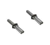 Lurrose 2 Pezzi Strumenti a Dondolo Roccia Utensile Manuale Spaccalegna Rocce Strumento Di Scissione Strumento Per Spaccare La Pietra a Cuneo Di Pietra Nero Acciaio