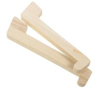 Lurrose 2 Pezzi Supporto per Laptop in Legno da Scrivania, Base di Raffreddamento Struttura Stabile e Leggera, Supporti per Computer Portatili per Ufficio e Uso Domestico