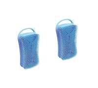 Lurrose 2 Pz Spazzola Da Bagno in Silicone Lavasciuga Posteriore Scrubber Per Il Corpo Per Uomo Scrubber Bagno Per Il Corpo Cuoio Capelluto Bambino Silicone Alimentare Pennello Per Il Viso