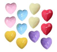 Lurrose 2 Set Accessori D'amore Ciondolo A Cuore Kit Ganci in Argento Sterling Regali Di Caramelle Impostore Etichetta Catena Scatter in Miniatura Di Natale Telaio Resina 50 Pezzi*2