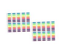 Lurrose 2 set Carta Per Linguette Autoadesive Note Etichette Adesivi Cancelleria Segnalibri Per Etichette Indice Adesivi Per 10 pezzi*2