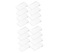 Lurrose 2 Set Distanziatori Per Mobili Gamba Cuneo Livellante Per Mobili a Cuneo Del Tavolo Shims Cunei Spessori Livellanti Per Spessori Livellatori in Plastica Pvc 8 Pezzi*2
