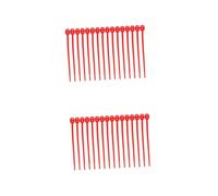 Lurrose 2 Set Fermacavi Silicone Organizer Riutilizzabile Per Legacci Auto Bloccanti Per E Facile Usare E Flessibile Per Ordinata Dei 16 Pezzi*2