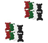Lurrose 2 set Gancio Adesivo Ganci Ganci Adesivi Per Ganci Per Appendere Semplici E Carini Piccoli Ganci Autoadesivi Grucce In Abs 8 pezzi*2