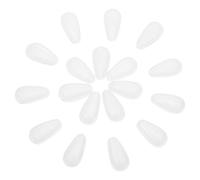 Lurrose 20 Paia Naselli in Silicone Morbidi e Antiscivolo per Occhiali, Leggeri e Resistenti, per Uso Prolungato e Riparazioni Fai-da-te