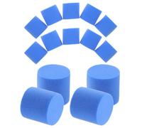 Lurrose 20 Pezzi Capsula di Nido per Formiche Spugna Umidificatrice Blu e Cotone Labirinto, Adatta a Formicai Standard per Casa e Uso Scientifico Scambio D'aria