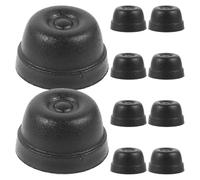 Lurrose 20 Pezzi Piedini Inferiori in Plastica per Bagagli e Zaini Supporti di Ricambio Leggeri e Portatili per Valigie Inserti per Cuscinetti Piedi Borsa Accessori Sostituzione