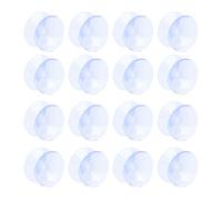 Lurrose 20 Pezzi Ventose Bifacciali Trasparenti Paraurti per Tavolini in Vetro Doppia Aspirazione Antiscivolo, Distanziatori Protezione Mobili per Uso Domestico e Trasporto Vetri