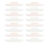 Lurrose 24 Pezzi Adesivi per Sudore Colletto Camicia Usa e Getta, Proteggi Colletto e Ultra Sottile Non Tessuto per Collo Curva, per Collo e Discorsi Pubblici