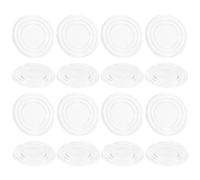 Lurrose 25pezzi Cuscinetti Antiscivolo in Silicone Trasparente Per Piani Tavolo in Vetro Distanziatori Ammortizzatori Cuscinetti Paraurti Antiscivolo