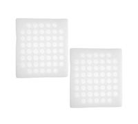 Lurrose 2pezzi Contenitore per Uova Schiuma Riutilizzabile Vassoio per Uova Fresche di Quaglia Protezione Ottimale e Leggero da Trasportare