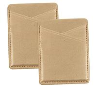 Lurrose 2pezzi Per Cellulari in Pelle Pu Slot Adesivo Per Custodia Del Telefono Per Credito e Denaro e Resistente