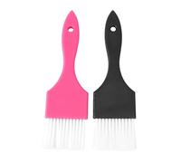 Lurrose 2pezzi Pettini per Tintura Chioma in Plastica Nera, Facili da Impugnare e Anti-attaccamento Chioma, Accessori Professionali per Domestico e Stile Casuale