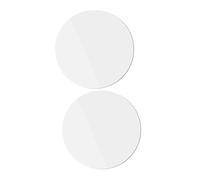 Lurrose 2pezzi Specchio Rotondo in Acrilico Accessori Per Fotografia Prodotti Due Per Cosmetici Dessert e Gioielli