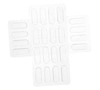 Lurrose 2pezzi Strisce Paracolpi in Trasparente Per Mobili Tavolo Protezione Angoli Adesione Forte Silicone Sicuro Per Ragazza Tagliabile Alla Desiderata Compatibile Vetro Ceramica