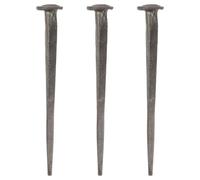 Lurrose 3 chiodi forgiati a mano: chiodi da crocifissione in ferro battuto - 12,7 cm (5") Accessori decorativi a forma di croce di Gesù per artigianato, regali di Natale, cresima, decorazioni