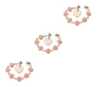 Lurrose 3 Pezzi Ciondolo per Telefono Charm Decorativo per Custodia Accessorio Versatile Resistente Facile Attaccare Idea per Famiglia