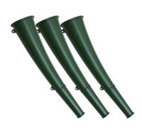 Lurrose 3 Pezzi Corno di Segnalazione per Esterni Verde, Portatile e | Segnale di Emergenza, per Performance e Sopravvivenza All'aperto, Metallo e Plastica, Affidabile