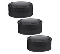 Lurrose 3 Pezzi Cuscini Porta Orologi e Braccialetti in Materiale PU Nero Imbottitura Soffice, Supporto Espositivo Resistente per Custodia e Vetrina, per Esposizione Professionale