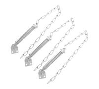 Lurrose 3 Pezzi Limitatore per Catena Porta Sicurezza Resistente in Facile Installazione Adatto per Porte con Molla e Porte Zanzariera