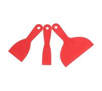 Lurrose 3 Pezzi Set Di Spatole Taglia Mastice Spatola Lisciante Strumento Di Raschietto Di Plastica Spatola Per Mastice Plastica Più Liscia Da Pittore Stucco Per Pittori Rosso Pvc