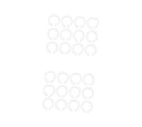Lurrose 3 Set Anello Di Conversione Del Kit Paralume Coperture Luminose A Led Anelli Adattatori Per Paralume Infisso Lampadina Del Forno Riduttore Paralume Nylon Bianca 12 Pezzi*3
