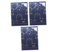 Lurrose 3 Set Carta Di Al Matrimonio Carta Nuziale Carte D'amore Inviti Di Eleganti Accessori Per Inviti Di Congratulazioni Di Compleanno