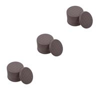 Lurrose 3 Set Copertura del piede silicone ufficio moderno gamba piedini per mobili appartamento rotella per mobili rotonda sottobicchieri multifunzione per mobili Gel di silice Marrone