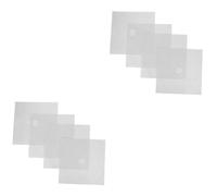 Lurrose 3 Set Passo Di Protezione All'olio Fodere Per A Gas Rivestimento Coperture Per Bruciatori A Gas Fodere Del Bruciatore Della Stufa Utensili Da Cucina Argento 4 Pezzi*3