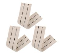 Lurrose 3 Stoppini Piatti in Cotone per Lampade a Olio 5cm X 22cm, Ricambio per Lanterne a Cherosene, Accessori per Lampade da Campeggio e Illuminazione D’Emergenza