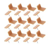 Lurrose 30 Pezzi Borchie di mobili Guide dei cassetti guida scivola mobilia chiodi scorrevoli per cassetti scivoli per mobili guide per cassetti del comò plastica
