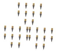 Lurrose 30 Pz Niente Matita Spilla Punte Di Ricambio Per Matite Matita Infinita Matite Non Temperabili Ricarica Senza Inchiostro Schizzi Con Punte a Sostituibile Black Lega