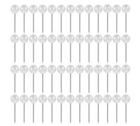 Lurrose 300 puntine rotonde decorative per fai da te, artigianato, decorazioni per matrimoni e feste - Puntine da disegno in plastica con testa a sfera perlata per bacheche in sughero, mappe, foto e