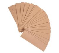 Lurrose 30pezzi Astucci Carta Kraft Per Penne Sacchetti Per Pennarelli Penne Sfera e Stilografiche Per Scuola e Ufficio Facile Organizzazione e Stile Elegante