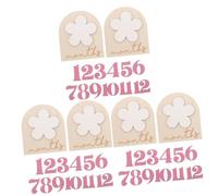 Lurrose 3sets Segnalini Mensili Per Annuncio Nascita Del Ragazzo Ragazza Strumenti Fotografici Creativi Per Da Mesi Perfetti Per Ricordare Momenti Speciali Del Tuo