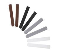 Lurrose 4 Paia di Cuscinetti Auricolari in Silicone Antiscivolo per Occhiali Punte per Aste Elastiche Multicolore Supporti per Aste per Occhiali Comfort Prolungato per Uso Quotidiano e