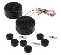 Lurrose 4 Paia Tweeter a Cupola per Altoparlante Auto Tweeter Audio per Componenti Stereo Veicolari per Miglioramento Alti Nitidi e Installazione