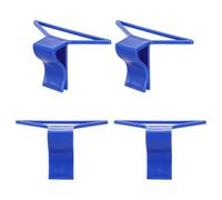 Lurrose 4 Pezzi Clip per Pennello da Secchio, Fermo Anti Goccia, Abs Blu