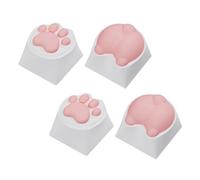 Lurrose 4 Pezzi Copritasti Keycaps in Resina Silicone per Tastiere Meccaniche Accessori per Tastiere Facile Installazione Unico