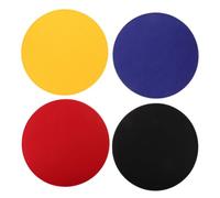 Lurrose 4 pezzi di feltro per dare forma al fondo della borsa - Inserti rotondi per base - Supporto per il fondo della borsa da 9,84" - Stabilizzatore colorato per a secchiello, tote bag e