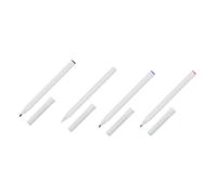 Lurrose 4 Pezzi Penna per Tatuaggi Professionale Punta Fine, in Plastica Bianca per Labbra e Piercing, per Saloni di Tatuaggi