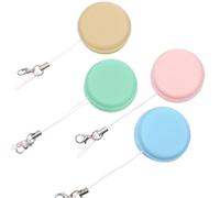 Lurrose 4 Pezzi Pulitore Schermo Telefono Cellulare Touch Macaron con Cordino Portachiavi, Panni Pulizia Microfibra Doppia Faccia per Smartphone, Tablet e Fotocamere, Colore Casuale