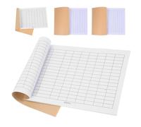 Lurrose 4 Pezzi Registro di Inventario Bianco per Ufficio e Scuola Carta, Controllo Efficiente delle Scorte e Applicazione Versatile per Piccole Imprese