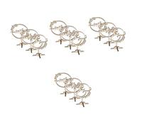 Lurrose 4 Set Decorazione di Nozze d'Epoca Toppers Arredamento per Ufficio per Donne Regali Matrimonio Decorazione Matrimonio e .ra Lettera segni di Signor e Signora di Legno
